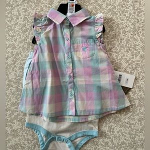 NWT Carhartt 3pc summer set 12 months